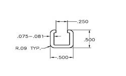 [851]([851.jpg]) - Special Shaped Tubing