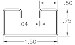 [G0005-LS]([G0005-LS.jpg]) - PVC Rail, Frame, Tubing & Pipe Stiffeners and Reinforcements