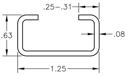 [G0010-LS]([G0010-LS.jpg]) - Open Seam, Open Buttseam & Open Butt Seam Tubing with Gap