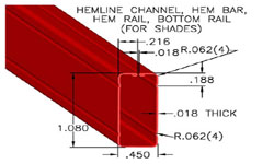 [HL-1002]([HL-1002.jpg]) - Hem Bar, Bottom Bar & Hem-Line Channels